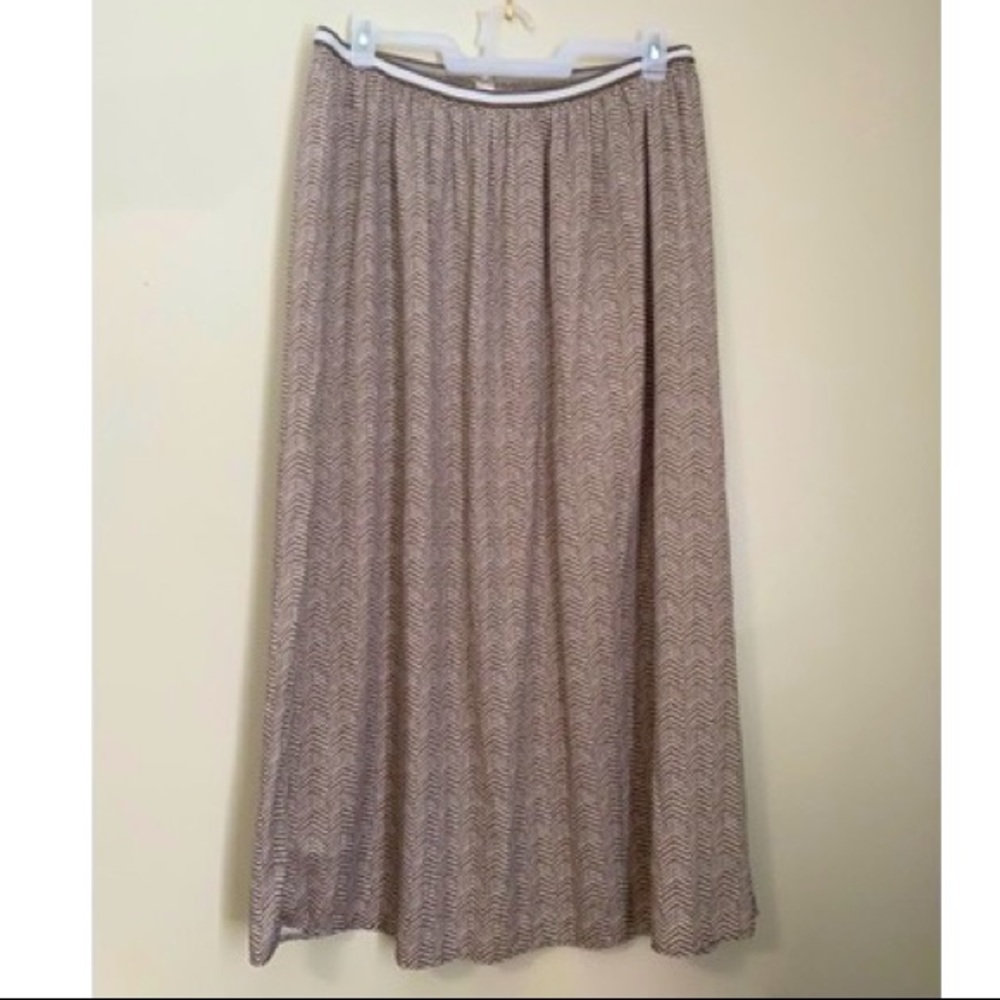 Taupe maxi skirt